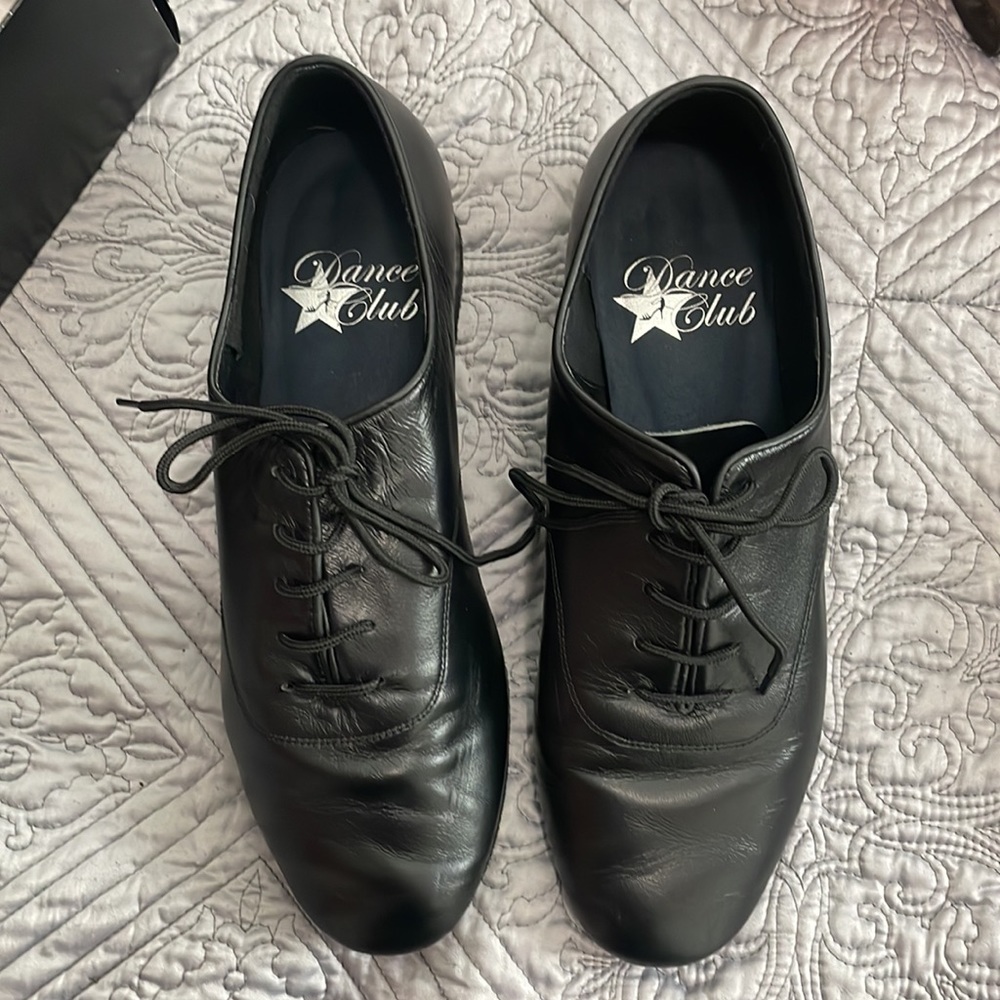 Mens leather dance shoes